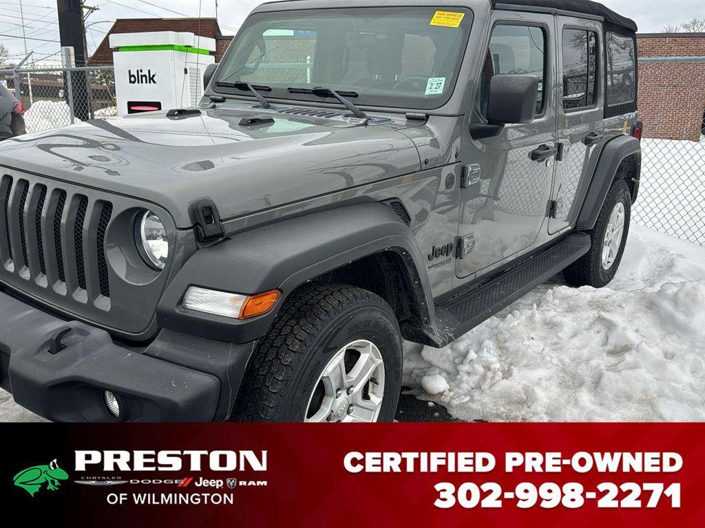 used 2022 Jeep Wrangler Unlimited car, priced at $27,500