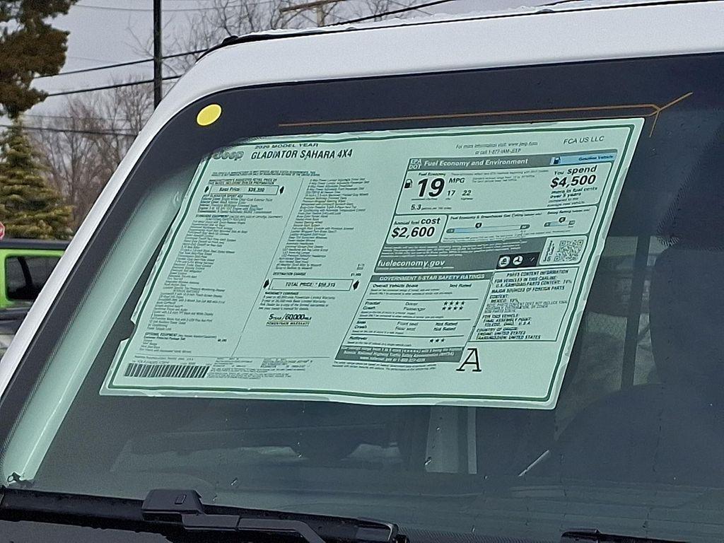 new 2026 Jeep Gladiator car, priced at $50,315