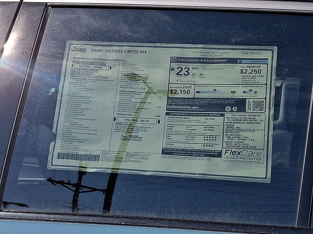 new 2026 Jeep Grand Cherokee car, priced at $50,510