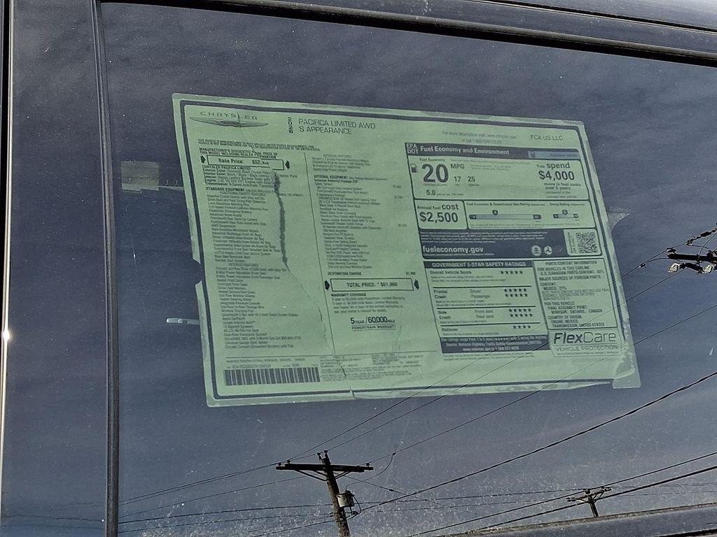 new 2026 Chrysler Pacifica car, priced at $55,940