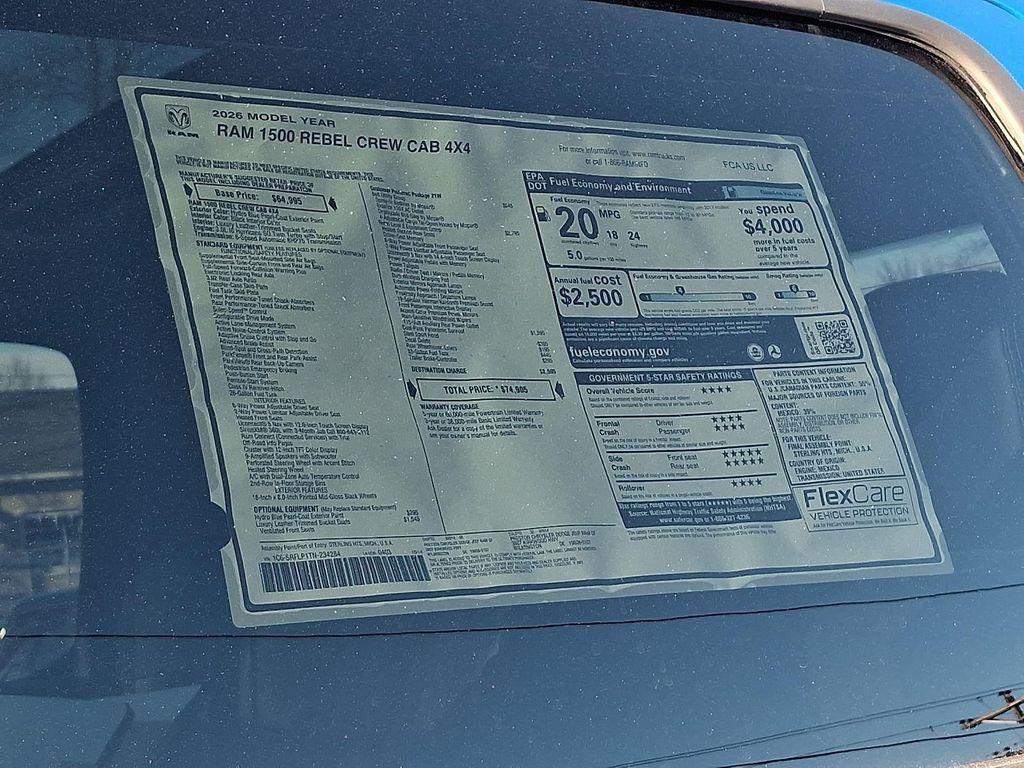 new 2026 Ram 1500 car, priced at $71,405