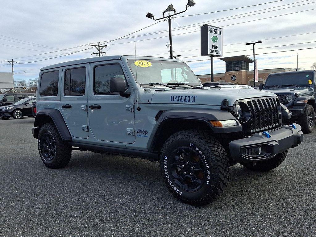 used 2023 Jeep Wrangler 4xe car, priced at $30,731