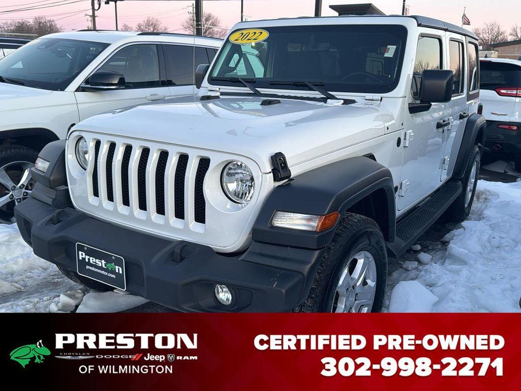 used 2022 Jeep Wrangler Unlimited car, priced at $29,500