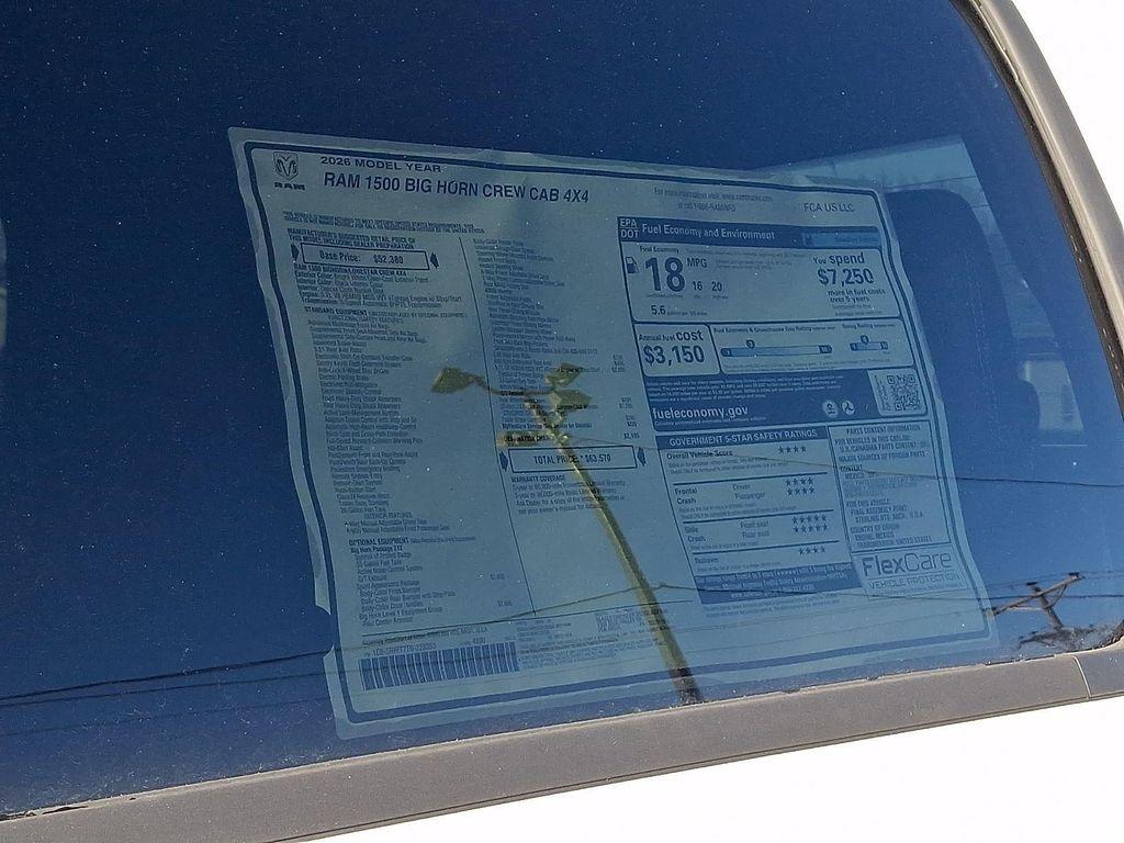 new 2026 Ram 1500 car, priced at $60,070