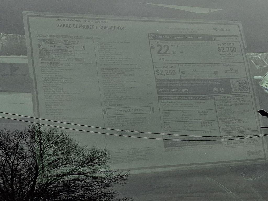 new 2026 Jeep Grand Cherokee L car, priced at $66,305