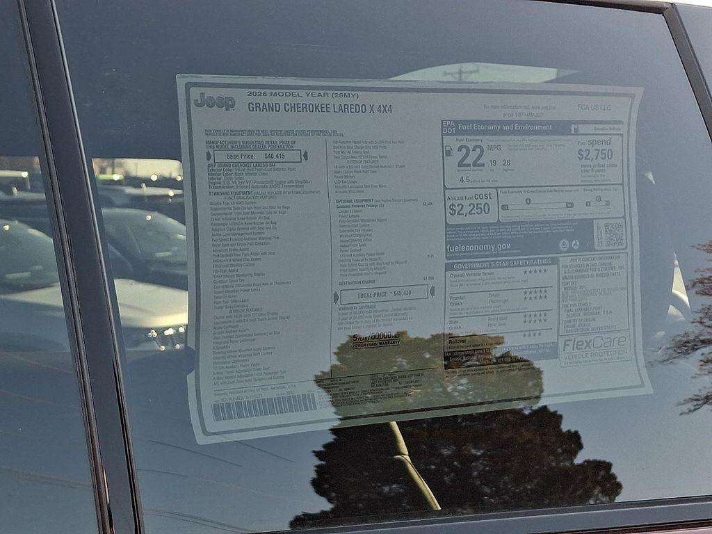 new 2026 Jeep Grand Cherokee car, priced at $39,229