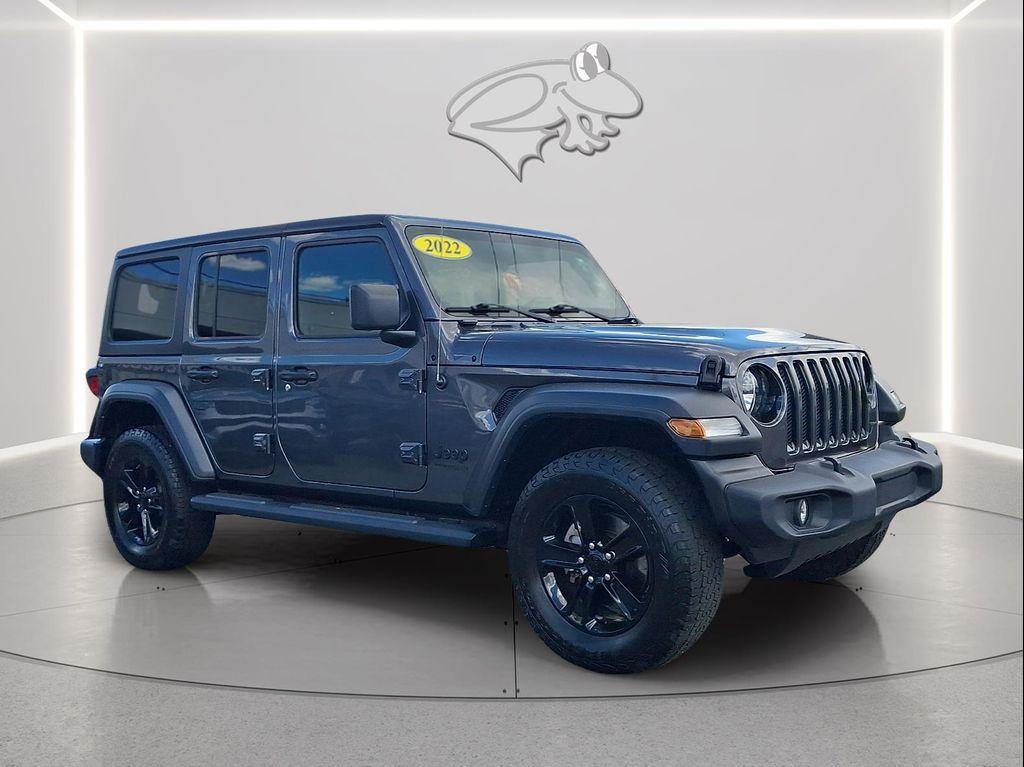 used 2022 Jeep Wrangler Unlimited car, priced at $30,500