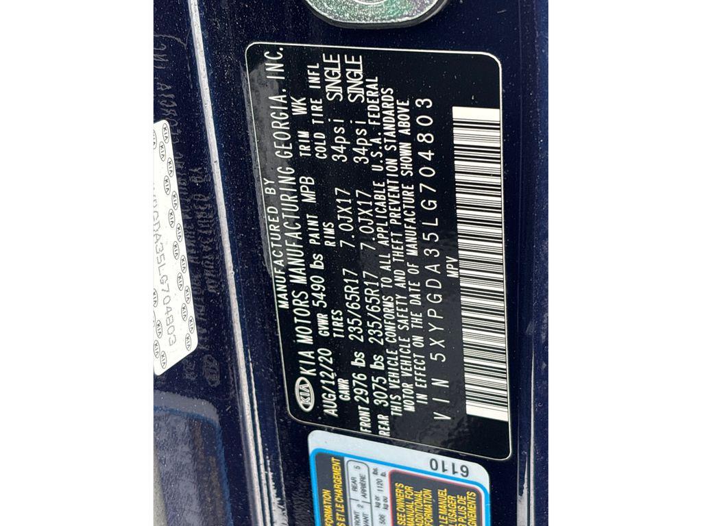 used 2020 Kia Sorento car, priced at $13,991