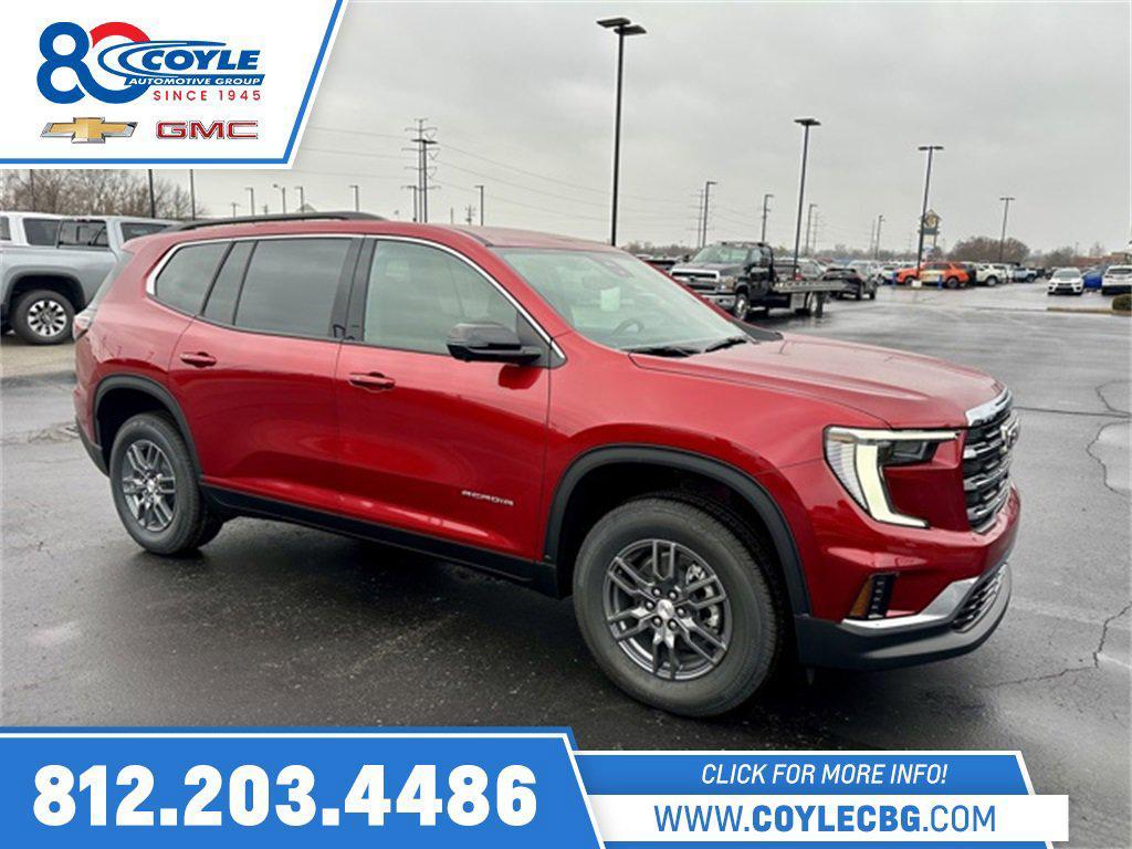 new 2026 GMC Acadia car, priced at $47,225