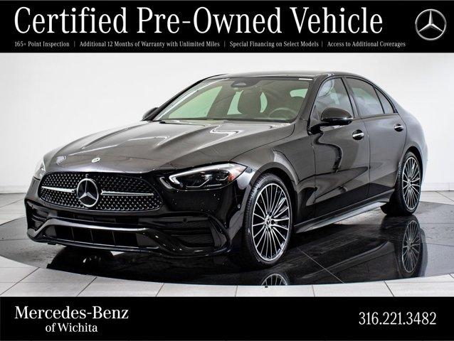 used 2024 Mercedes-Benz C-Class car, priced at $41,998