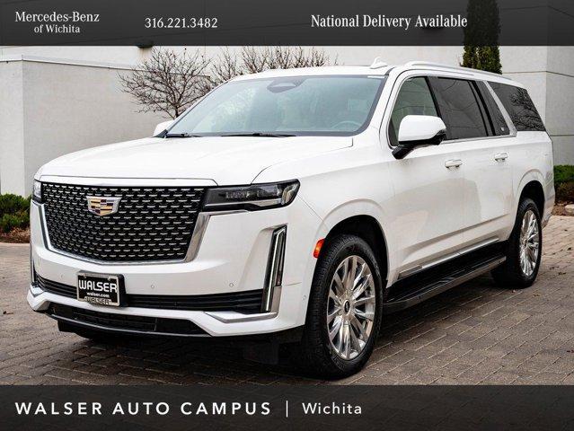 used 2021 Cadillac Escalade ESV car, priced at $44,498