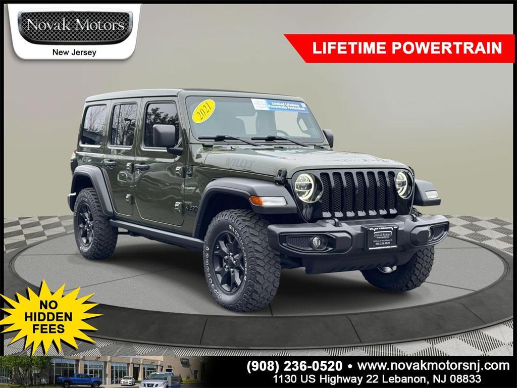 used 2021 Jeep Wrangler car, priced at $30,999