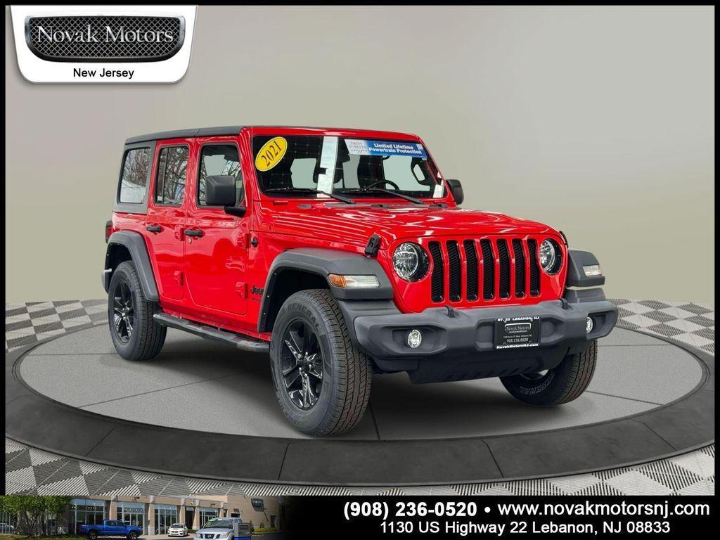 used 2021 Jeep Wrangler Unlimited car, priced at $30,499