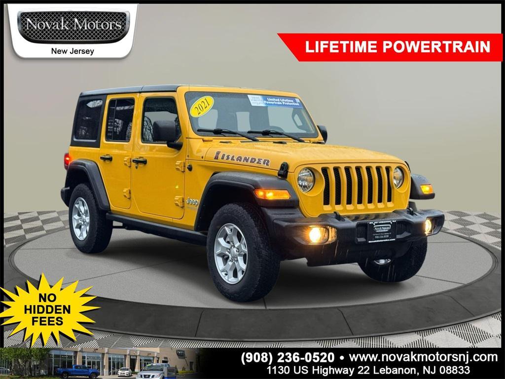 used 2021 Jeep Wrangler Unlimited car, priced at $29,999