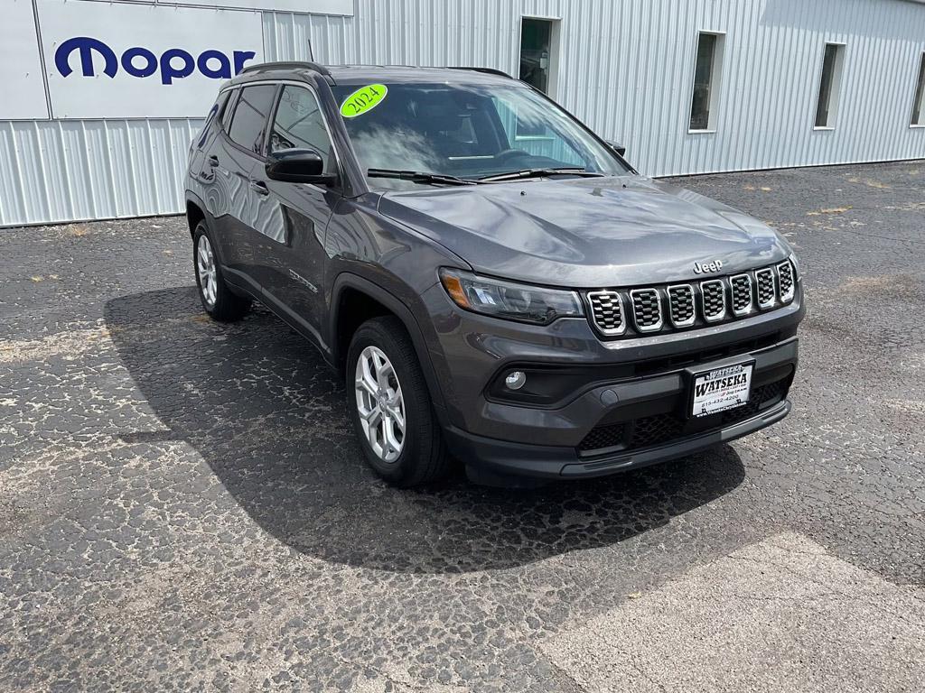 used 2024 Jeep Compass car, priced at $17,499