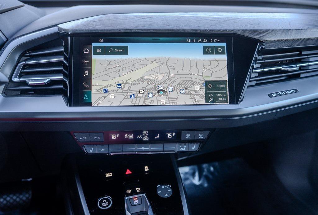 used 2024 Audi Q4 e-tron car, priced at $33,999