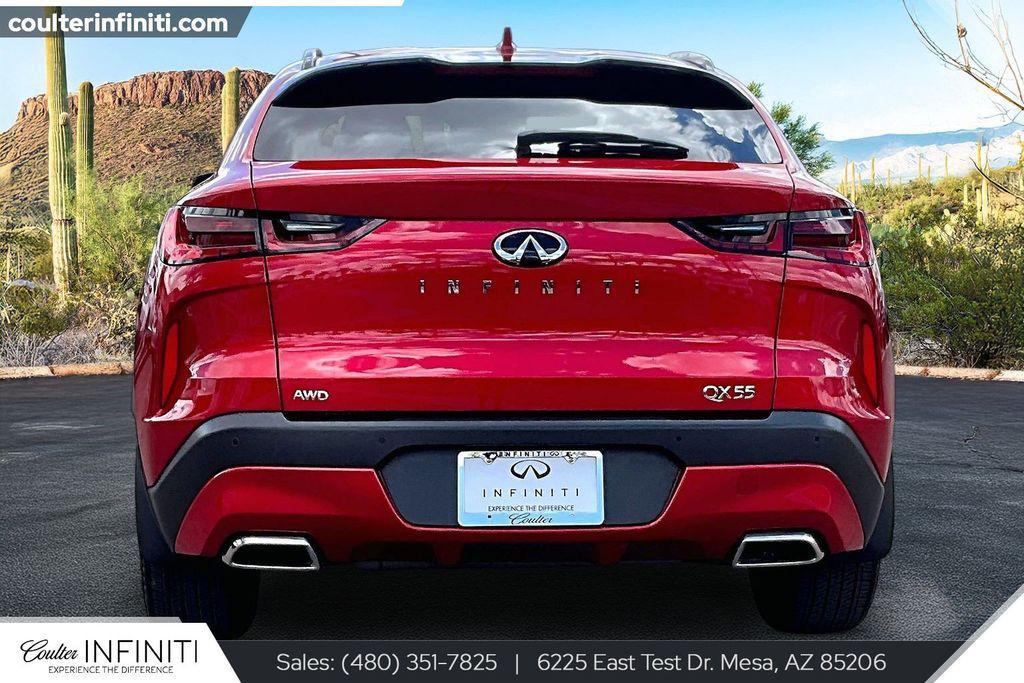 used 2025 INFINITI QX55 car, priced at $42,500