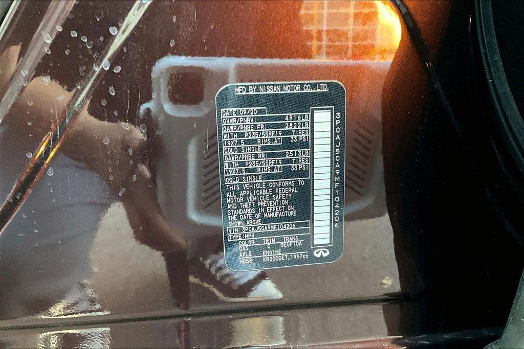 used 2021 INFINITI QX50 car, priced at $26,295