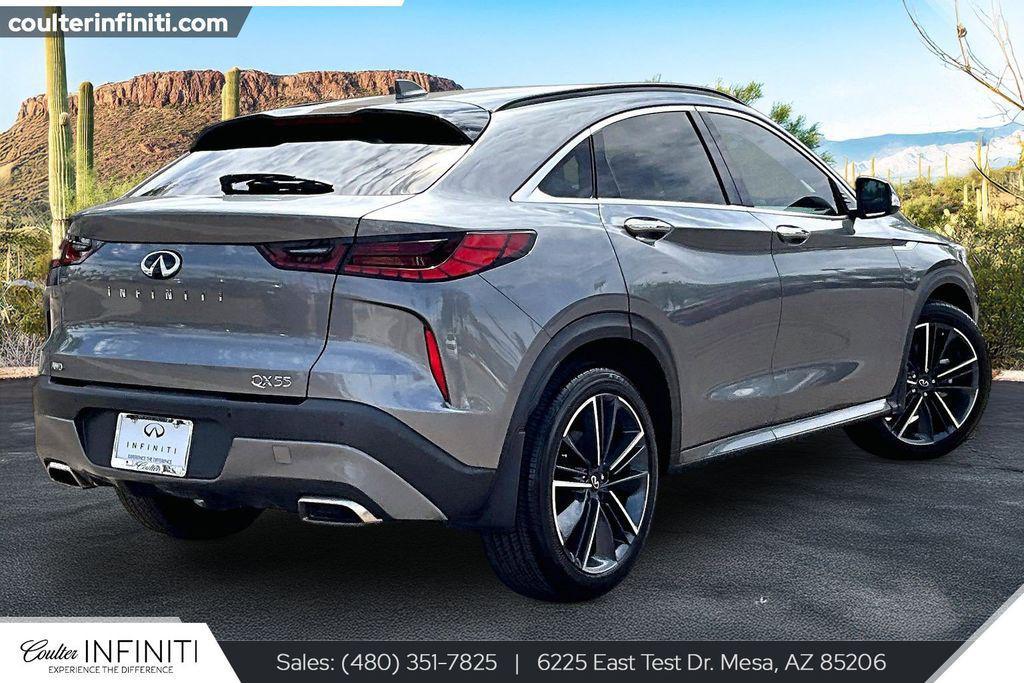 used 2025 INFINITI QX55 car, priced at $38,000