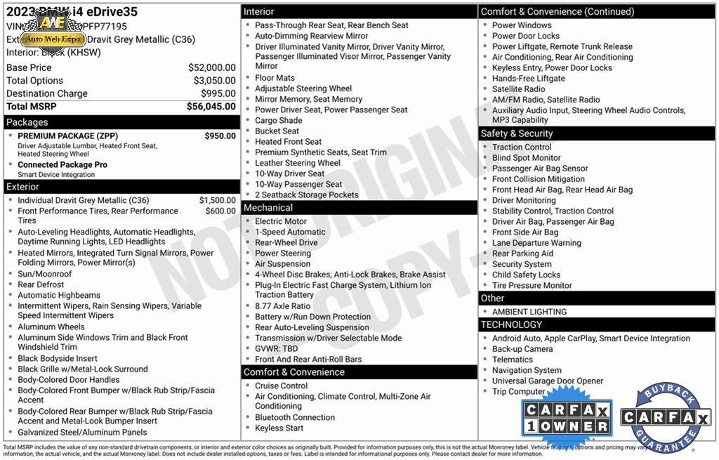 used 2023 BMW i4 Gran Coupe car, priced at $28,899