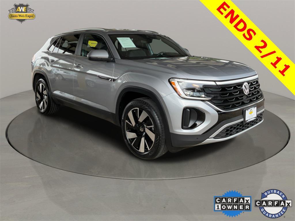used 2024 Volkswagen Atlas Cross Sport car, priced at $26,837