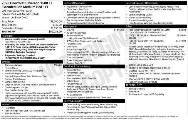 used 2023 Chevrolet Silverado 1500 car, priced at $27,596