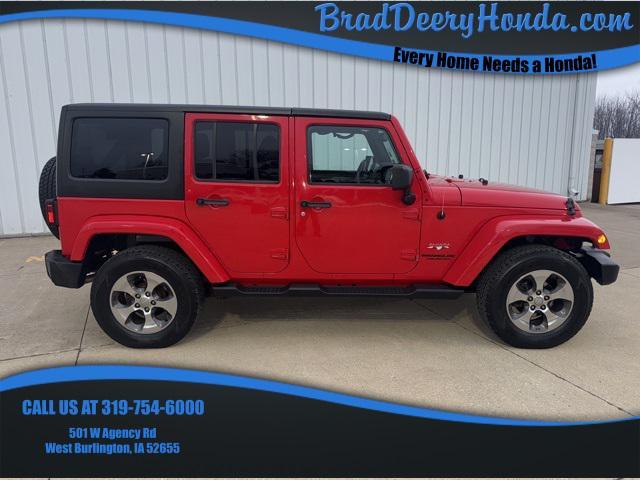 used 2017 Jeep Wrangler Unlimited car, priced at $17,500