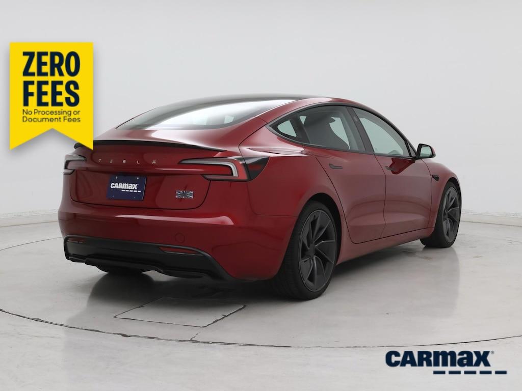 used 2025 Tesla Model 3 car, priced at $53,998