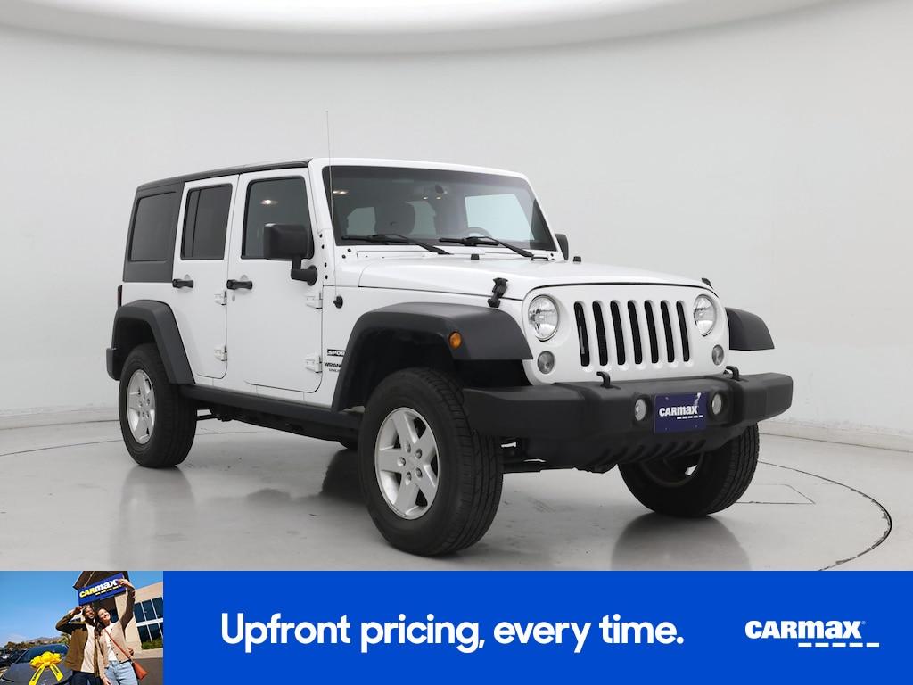 used 2017 Jeep Wrangler car, priced at $23,998