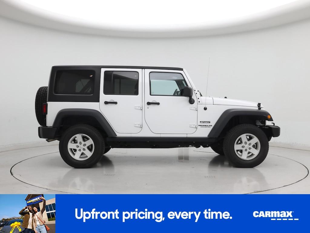 used 2017 Jeep Wrangler car, priced at $23,998