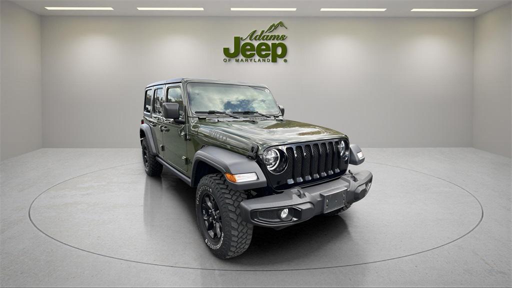 used 2021 Jeep Wrangler car, priced at $31,798