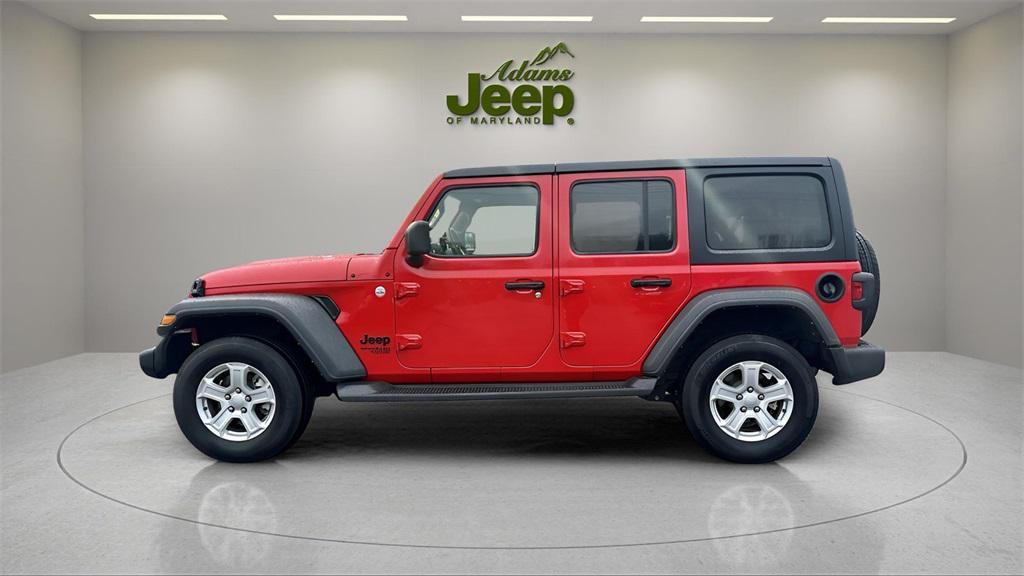 used 2021 Jeep Wrangler Unlimited car, priced at $24,511