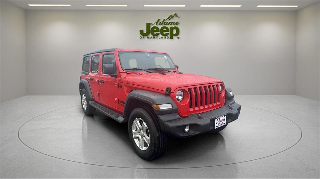 used 2021 Jeep Wrangler Unlimited car, priced at $24,511