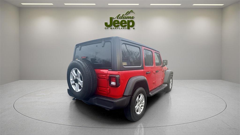 used 2021 Jeep Wrangler Unlimited car, priced at $24,511
