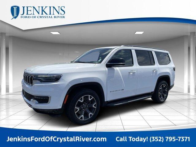 2023 Bright White Clearcoat Jeep Wagoneer