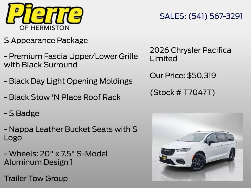 new 2026 Chrysler Pacifica car, priced at $53,819