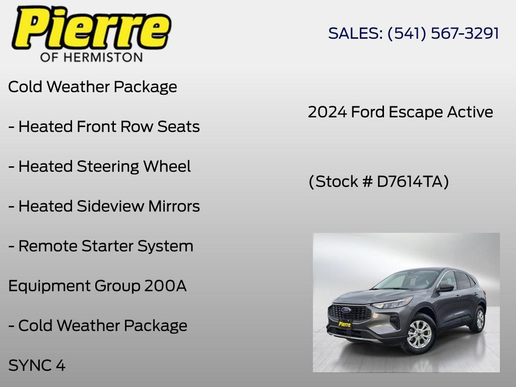 used 2024 Ford Escape car, priced at $24,270