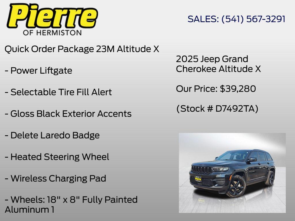 used 2025 Jeep Grand Cherokee car, priced at $39,280