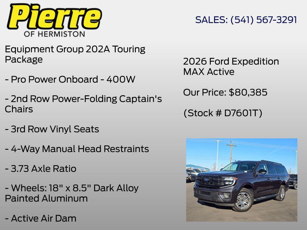 new 2026 Ford Expedition Max car, priced at $80,385