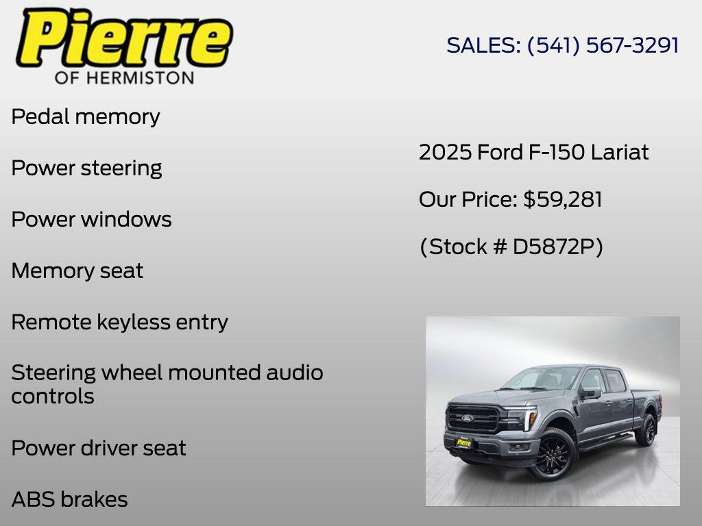 used 2025 Ford F-150 car, priced at $59,281