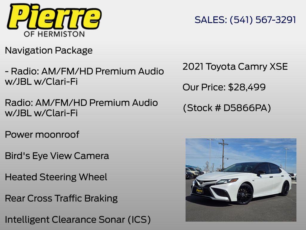 used 2021 Toyota Camry car, priced at $28,499