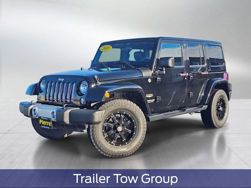 used 2015 Jeep Wrangler Unlimited car, priced at $18,991