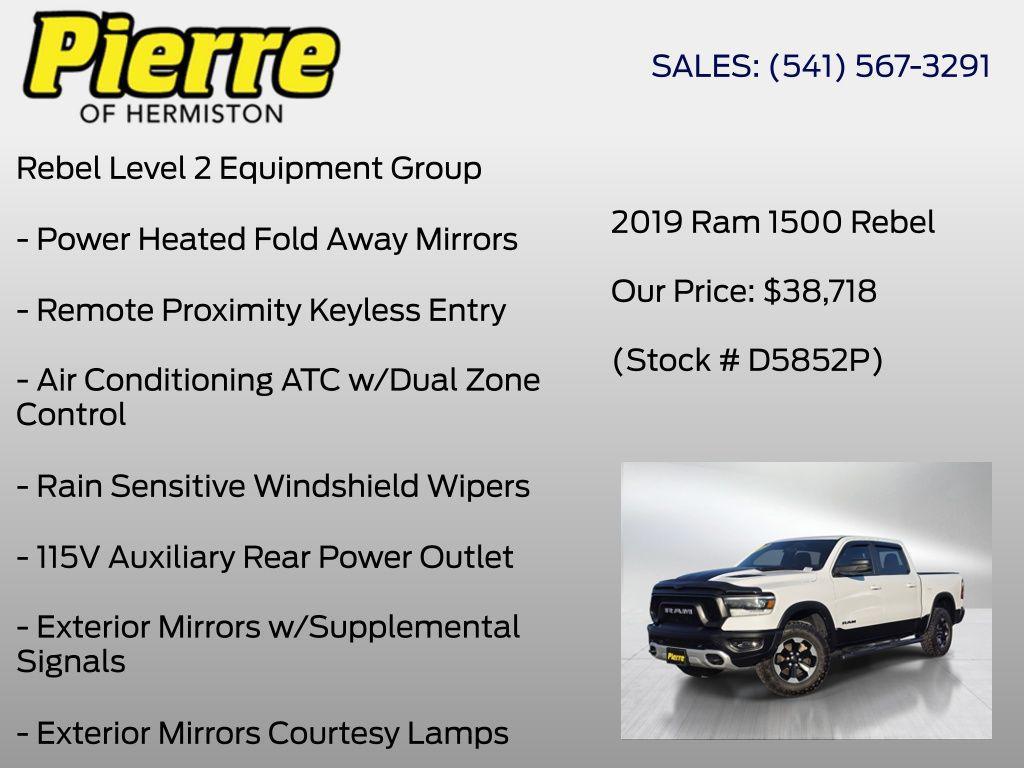 used 2019 Ram 1500 car, priced at $38,718