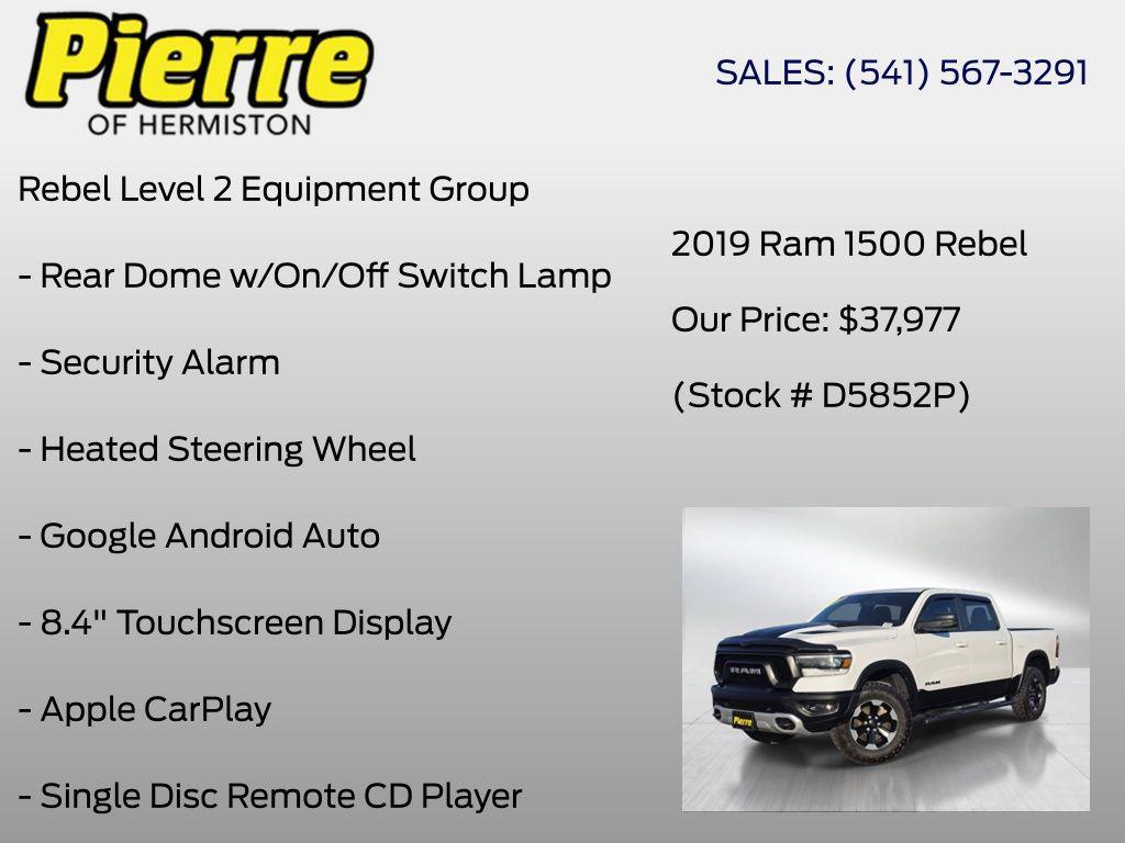 used 2019 Ram 1500 car, priced at $37,977