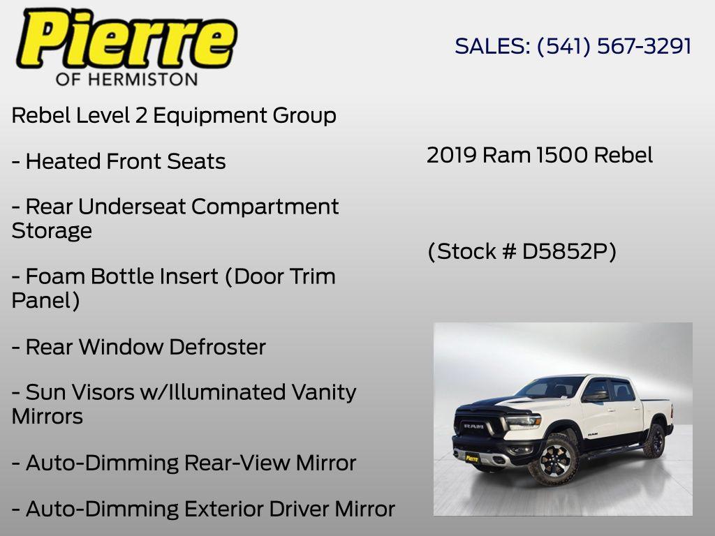 used 2019 Ram 1500 car, priced at $37,781