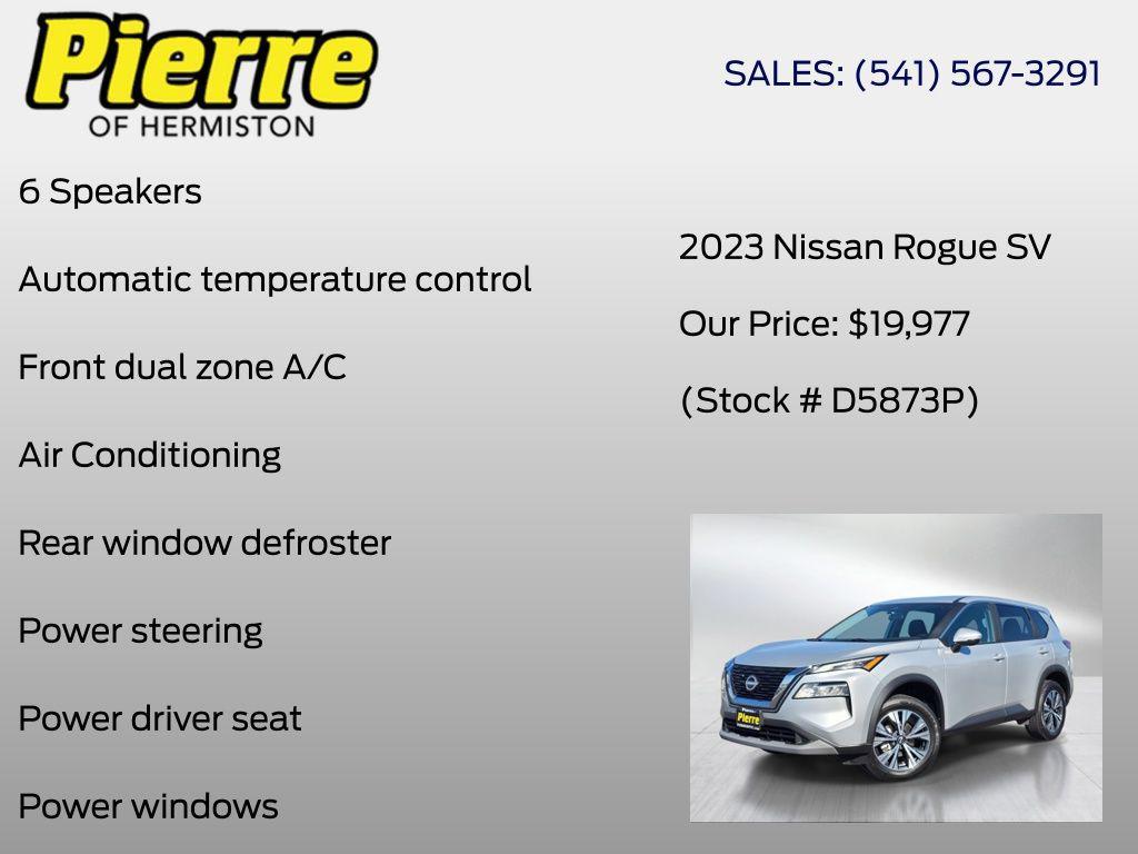 used 2023 Nissan Rogue car, priced at $19,977
