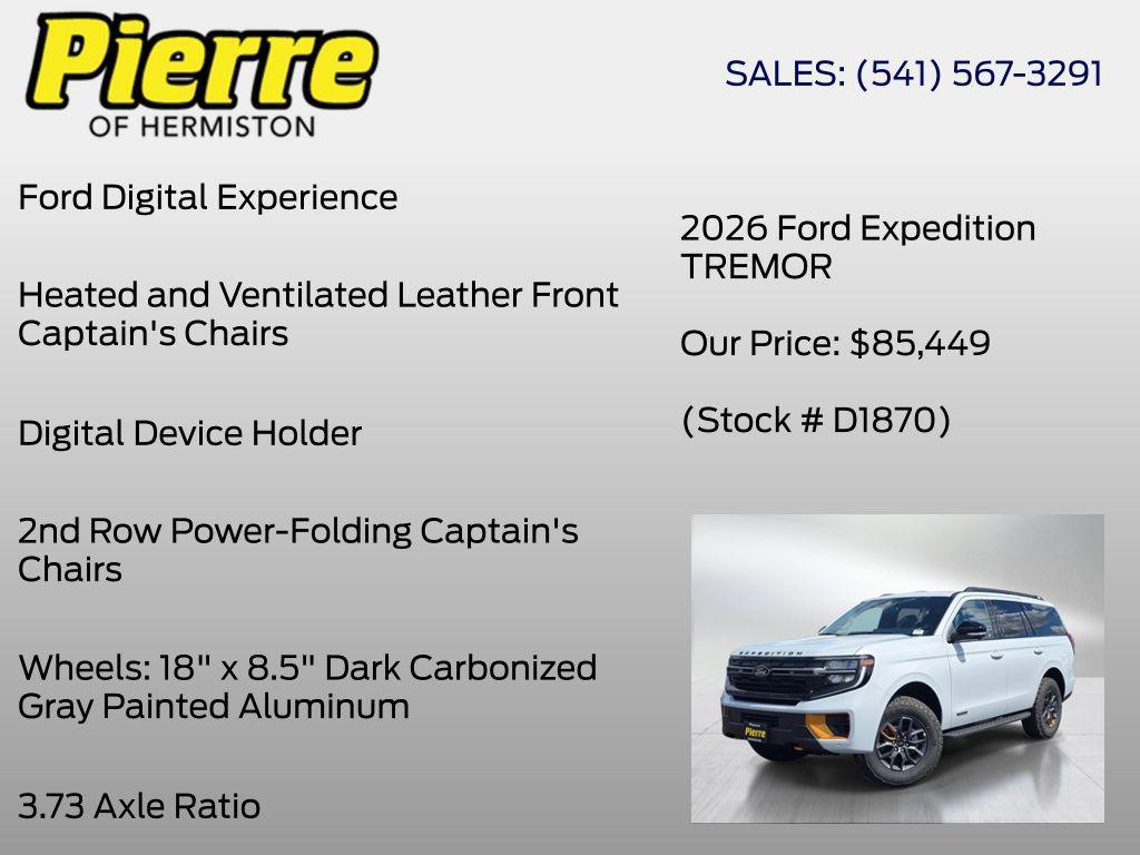 new 2026 Ford Expedition car, priced at $85,449