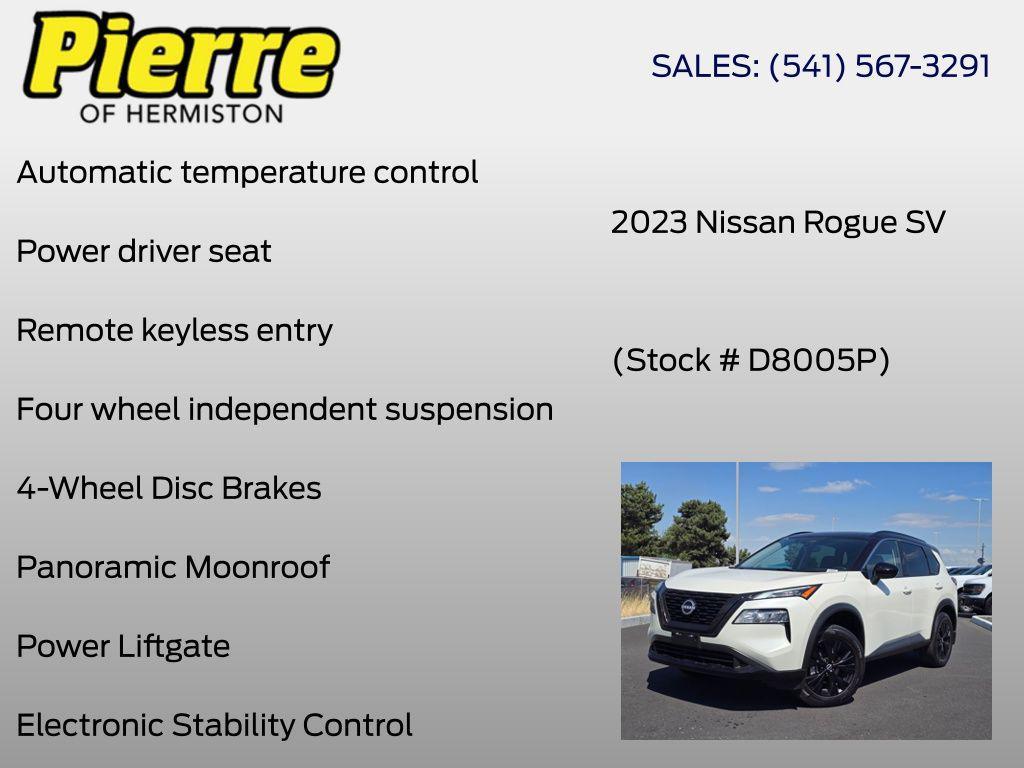 used 2023 Nissan Rogue car, priced at $26,731