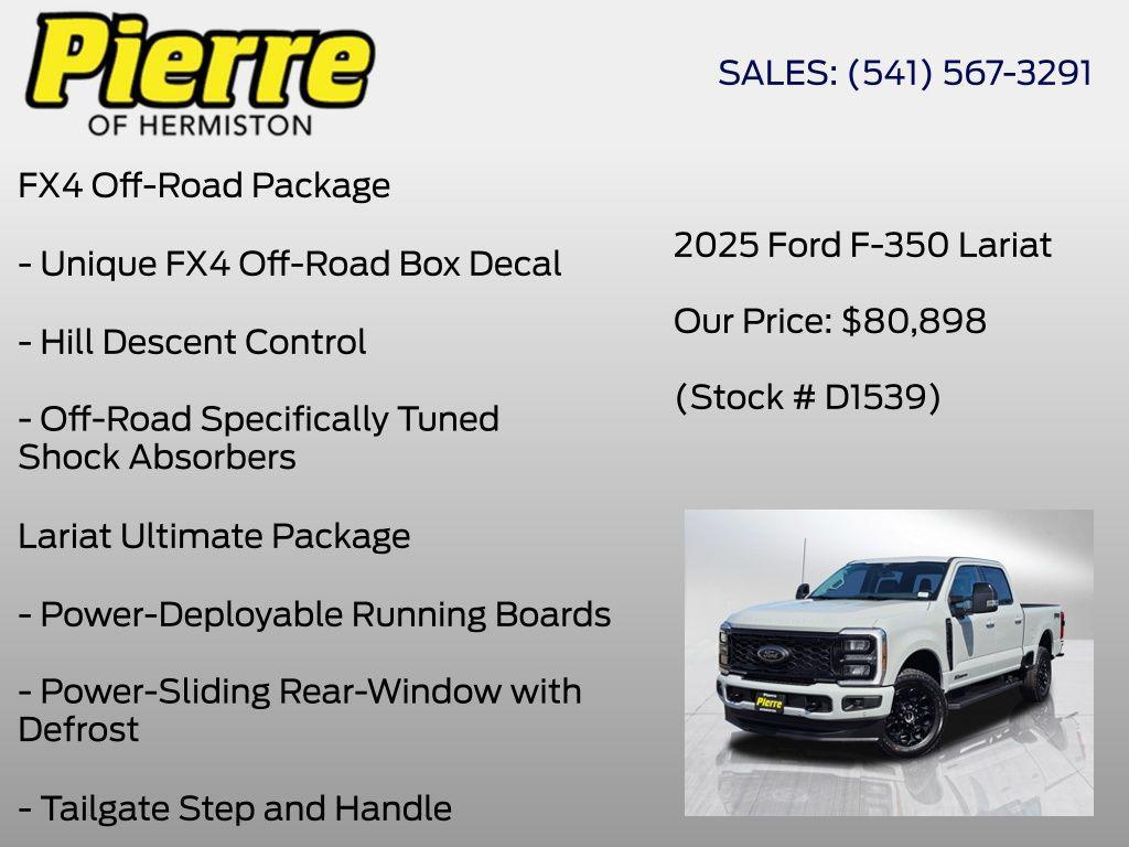 new 2025 Ford F-350 car, priced at $82,898