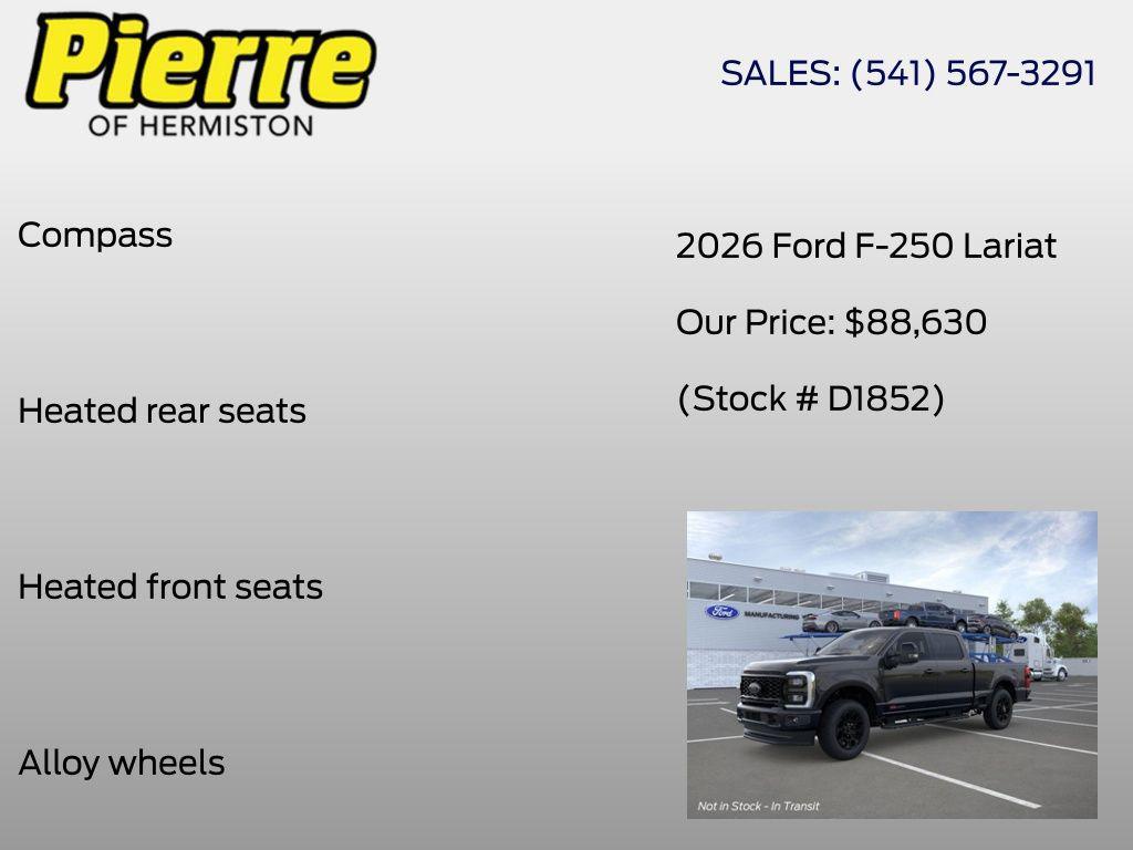 new 2026 Ford F-250 car, priced at $88,630